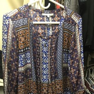 Daniel Rainn Bilson Pleat Detail Top